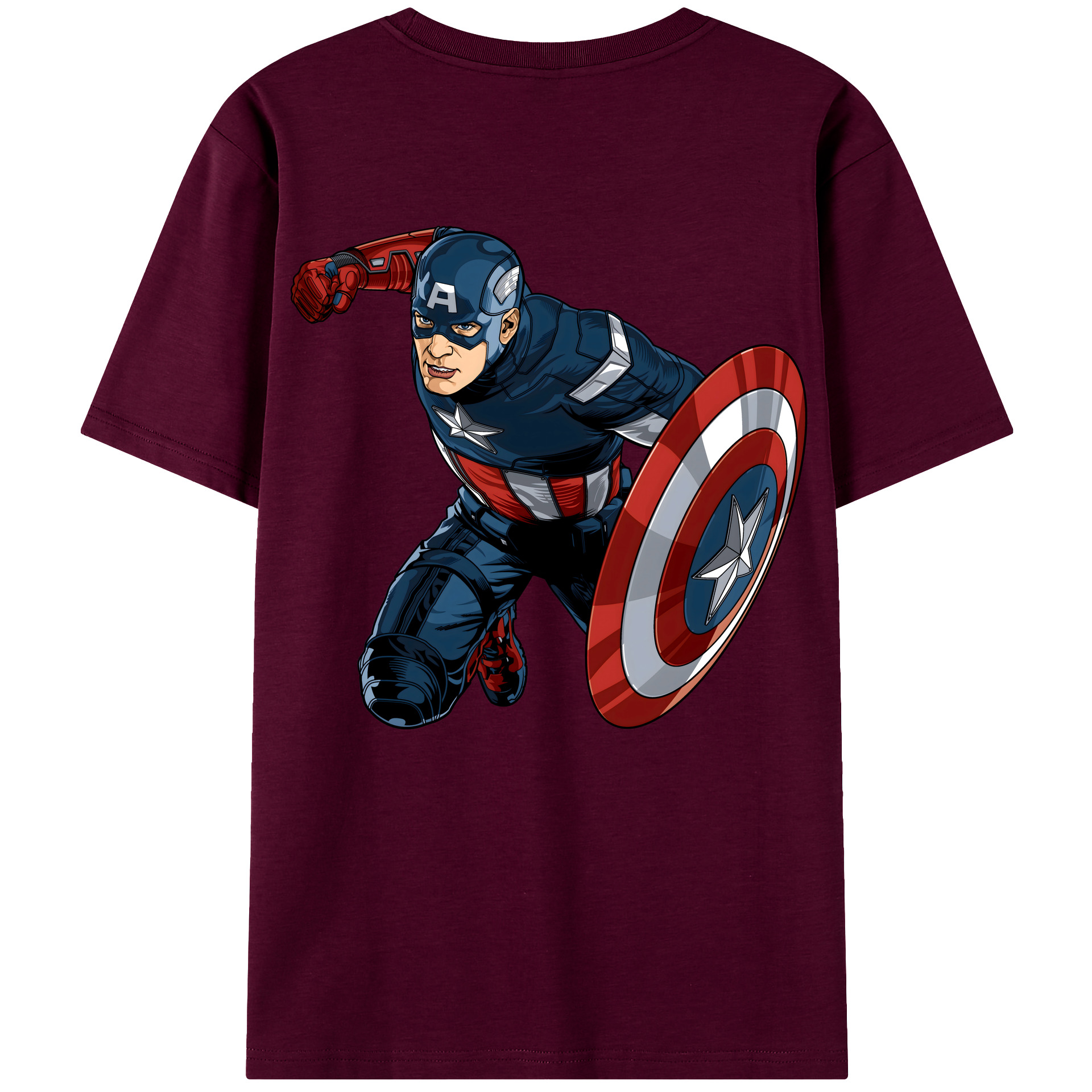 （画像用） アベンジャーズ The Avengers レディース半袖Tシャツ(バックプリント)